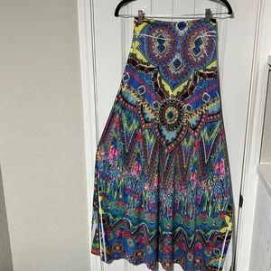 Maxi skirt multicolor